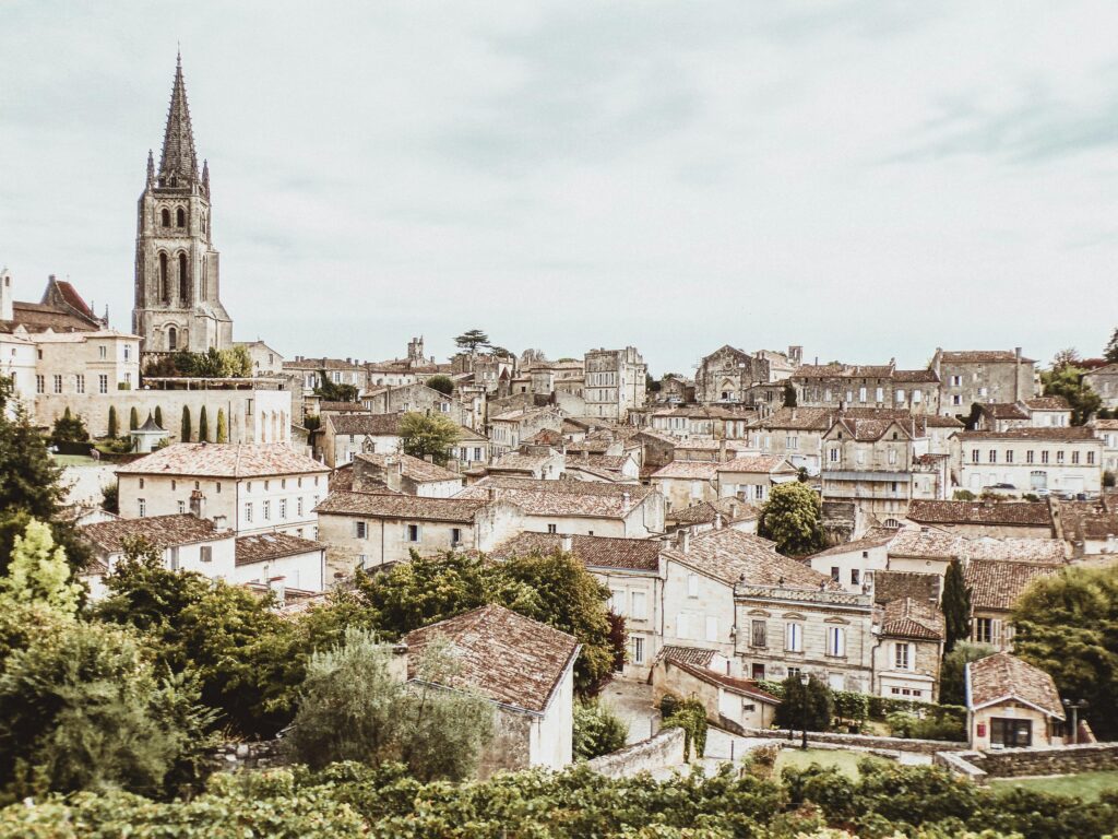 Bordeaux Blick über die Dächer der Stadt, Weinliebe auf Reisen, Weinwissen